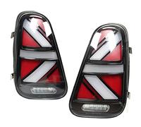 Aramox LED Fanale Posteriore, Modifica Auto 01-06 R50 Rice Flag Fanale Posteriore a LED Coppia Sinistra e Destra di Fanali Posteriori Trasparenti