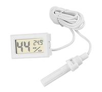 Aramox Letture Accurate, Misuratore del Display di Temperatura Digitale e umidità LCD con Sonda Esterna per Rettili, Monitoraggio Preciso, Massima Precisione, Design Conveniente, Uso Multiuso