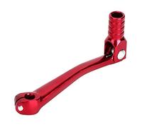 Aramox Leva del cambio del motociclo, leva del cambio pieghevole universale in lega di alluminio CNC Accessorio di modifica della motocicletta 5,9x2,5 pollici(Red)