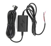Aramox Linea di Protezione a Bassa Tensione, Dash Cam Hardwire Kit 12V/24V a 5V 2.5A Mini USB Step Down Line Ad Angolo Sinistro per il Monitoraggio del Parcheggio