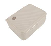 Aramox Lunch Box in Acciaio Inossidabile 304, Contenitore a Tenuta Stagna per la Preparazione dei Pasti, capacità 1200 Ml, Perfetto per Pranzi, Cene e Picnic (Beige)