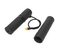 Aramox Maniglia Comoda per Acceleratore Elettrico con Snodo, Impugnatura in Gomma per Manubrio da 22,2 Mm per Scooter Elettrico, Compatibile con 12 V-72 V, Installazione Semplice per Un'Esperienza