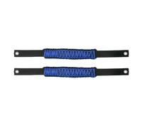 Aramox Maniglie di Sostegno in Paracord per Roll Bar per Auto da 2 Pezzi, Poliestere Robusto, Installazione Semplice, Impugnatura Comoda per Bronco e (BLUE)