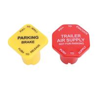 Aramox Manopole di Stazionamento e Freno Ad Aria Compressa, Sostituzione in Plastica per Camion Peterbilt, Installazione Semplice, Adatte a Valvole Push-pull Filettate, Ideali per il di Frenata di