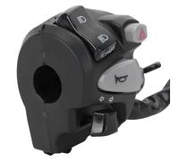 Aramox Manubrio da 22 Mm Manubrio in Metallo ABS con Comando degli Indicatori di Direzione a Clacson Basso Cavo da 55 Cm per ATV MSX SF 125 CBX600