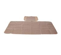 Aramox Matro per Dormire Estivo, Cuscinetto di Raffreddamento del Materiale Rattan, Tappetino Pieghevole per Dormitorio, 120x195 Cm, Ideale per Studenti e Neonati (80 * 195 cm (1 sedile + 1 federa))