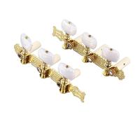 Aramox Meccaniche per Corde per Chitarra Classica, Piroli Resistenti in Metallo, Rapporto di Trasmissione 1:15, Installazione Semplice per Chitarre Classiche Sinistra e Destra