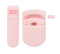 Aramox Mini Bigodino Ciglia, Bigodino per Ciglia Leggero Portatile, Effetto 3D Migliorato con Striscia di Silicone Sostituibile per i Ritmo di Viaggio e di Bellezza (PINK)
