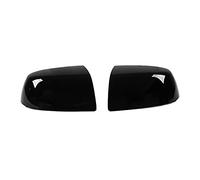 Aramox Mirror Cover Cap, Black Glossy Mirror Cover Replacement Cap 1429790 for FORD Focus 2005 2006 2007 Models, Mirror Visor Replacement Assembly, Interior Mirror Cover Trim, Replacement Part