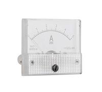 Aramox Misuratore del Pannello Analogico, Voltmetro di Corrente con 2,5 Precisione Messa di Tensione Analogica in Plastica DC, Facile da Leggere, Portatile e Ideale per Esperimenti, Virgola per Uso