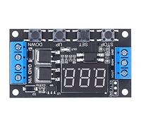 Aramox Modulo di Ritardo Scheda relè PCB Timer Digitale da 5 a 30 V 3 modalità Display a LED Inverso per Utenti di Apparecchiature Elettroniche di Controllo Industriale