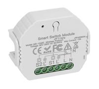 Aramox Modulo Interruttore Dimmer Intelligente 3.0 Interruttore Dimmer di Controllo APP da 90 A 250 V CA 10 A Dimmerazione A 2 Vie Montaggio Nascosto Controllo Vocale Remoto per Ventilatori di