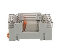 Aramox Modulo Terminale relè 24 V, relè Automobilistico in Rame ABS BEM 4MZ 4 Vie Aperto Chiuso Guida o Montaggio a Vite per Circuiti di Avviamento di Pompe di Condizionamento Motori (WHITE)