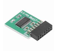 Aramox Modulo TPM 2.0 per Green 14 Pin Interfaccia LPC Sicurezza di Crittografia TPM Scheda TPM per Serie PC