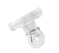 Aramox Morsetti in Plastica Trasparente, Clip per Alimenti in Plastica Trasparente con Coda Lunga, Clip per Sigillare Sacchetti Leggeri per Riporre la, Stendibiancheria per Sedie da Spiaggia,