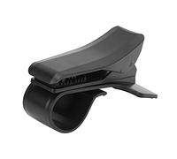 Aramox Morsetto per Montaggio su Cruscotto Universale in POM e Silicone Antiscivolo, Clip per Supporto per Telefono per Auto Regolabile per PDA MP4 3-6,5 Pollici, Nero