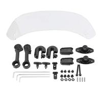 Aramox Motore Universale Motore PESCCRO DEFLETTORE del Regolabile FUMATO FUMATO Opzionale 14,6 X 8,3 X 2,8 Pollici con Hardware di Montaggio per Quasi Ogni Bici (Modello Grande Trasparente)
