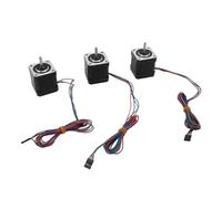 Aramox NEMA 17 SPEPPER MOTORE 3PCS, TOGUE ALTA 59NCM 4 Fili, Altezza 48 Mm, Collegamento e Installazione Facile con Cavo e Connettore 1 M per la Stampante 3D Equipaggiamento CNC XYZ