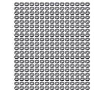 Aramox Occini Occhiali da 8 Mm, 201 Acciaio Inossidabile, 300 Set Occhielli Multifunzionali per Cinghie in Pelle Artigianato Tessuti Sandali con Rondelle (GRAY)