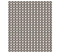 Aramox Occini Occhiali da 8 Mm, 201 Acciaio Inossidabile, 300 Set Occhielli Multifunzionali per Cinghie in Pelle Artigianato Tessuti Sandali con Rondelle (Bronzo)