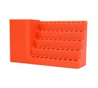Aramox Organizer per Punte, Plastica Ad Alta Resistenza, Efficiente Contenitore per Utensili con 50 Fori per la Lavorazione del Legno e la Riparazione di Impianti Idraulici