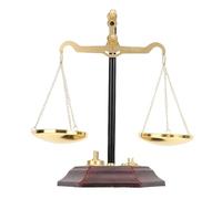 Aramox Ornamento Antico con Scultura in Scala di Equilibrio Vintage, Decorazione di Bilancia di Bilanciamento del Peso in Ferro di Squisita Fattura per L'esposizione Dell'ufficio del Soggiorno