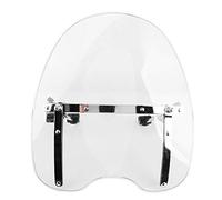 Aramox Parabrezza per Moto Deflettore Universale per Moto 22-25mm, Montaggio Regolabile a 360°, Trasparente