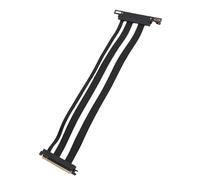 Aramox PCIE 5.0 X16 Cavo di Riser Flusso di Aria Estesa Estesa 128 Gbit/S Cavo di Estensione PCIE per Applicazioni AI Black (40 cm)