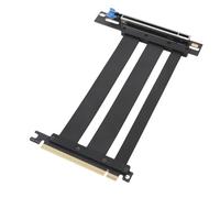 Aramox PCIE 5.0 X16 Cavo di Riser Flusso di Aria Estesa Estesa 128 Gbit/S Cavo di Estensione PCIE per Applicazioni AI Black (15 cm)