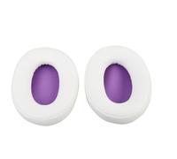 Aramox Pelle Proteica -headfone -ohr Cuscino Cuscino Sound Semplice Installazione per Volo Cloud, Arctis, G per X Adattamento per Tecnica 2 Pezzi (Bianco Viola)