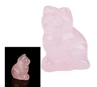 Aramox Pietra di Quarzo Rosa, Pietra di Guarigione del Rosa, Squisita Artigianato, qualità Fine e Liscia, Superiore, può Essere Servito Come Premuroso per la Famiglia e l'amico