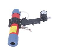 Aramox Pistola per Silicone Ad Aria Pistola per Silicone Pneumatica ABS 310 Ml con Manometro Flusso Regolabile Design Compatto per Applicazione di Colla per Vetro su Finestre Acquari Vasche da Bagno