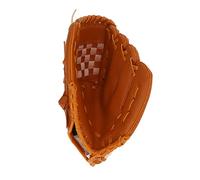 Aramox Pitcher Mitt Baseball Gloves Pvc Sport Brown Training for Children Adolescenti Adulti con Design Resistente a Sporci (11,5 pollici)