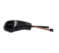 Aramox Pomello del a LED Pomello del in Pelle Microfibra con Indicatore di Marcia a LED Automatico Ergonomico per Guida Notturna Guida a Sinistra per E90 E91 E92 (fibra di carbonio)