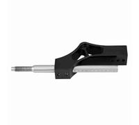 Aramox Pomello del Cambio Auto Estensore del Cambio Estensione del Pomello Regolabile in Acciaio Inox per Pomello del Cambio Manuale(Black)
