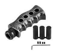 Aramox Pomello del Cambio, Pomello del Cambio Velocità del Cambio Leva Manuale Universale per Auto a 5 Marce, Leva del Cambio in Lega di Alluminio per Auto(Gray)