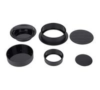 Aramox Pressa per Hamburger Pressa per Carne in ABS per Uso Alimentare 12,5 X 12,5 X 6 Cm Stampo Rotondo Staccabile per Tortini con Pressione Uniforme Facile da Pulire per la di Casa BBQ Party