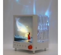 Aramox Proiettore di Luce Notturna con Rumore Bianco 3 in 1, Altoparlante Bluetooth V5.3 per Macchina ABS + PC 200Hz-20KHz