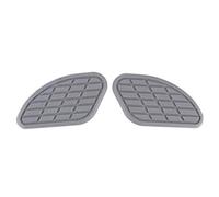 Aramox Protezione Serbatoio Carburante, 1 Paio di Decalcomanie per Ginocchiere per Protezione Moto Serbatoio Serbatoio Moto Universale(Grigio)