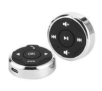 Aramox Pulsante Volante Ricaricabile USB, Controller Multifunzione, Lunga Distanza di Trasmissione, Installazione Semplice, per Lettore Multimediale