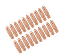 Aramox Punta di Contatto per Torcia per Saldatura da 20 Pezzi, Materiale in Rame Rosso per Torcia per Saldatura MIG Binzel 24KD, Resistente e Facile da Installare, Dimensioni 0,8 Mm 1,0 Mm 1,2 (.0)