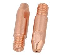 Aramox Punta di Contatto per Torcia per Saldatura da 20 Pezzi, Materiale in Rame Rosso per Torcia per Saldatura MIG Binzel 24KD, Resistente e Facile da Installare, Dimensioni 0,8 Mm 1,0 Mm 1,2 (.2)