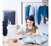 Aramox Puntaspilli per Ago da Cucito, Tessuto Morbido con Cinturino Elastico, Dimensioni Compatte da 6 Cm per Sarta e Quilter (rosso)