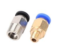 Aramox Raccordo Pneumatico da 20 Pezzi, Acciaio Inossidabile e Ottone, Tubo a Collegamento Rapido per Stampanti 3D, Installazione Semplice e Design Compatto per Professionisti e Hobbisti