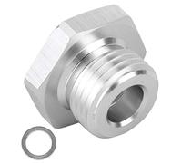 Aramox Raccordo Sensore Pressione Olio, Adattatore Sensore Pressione Olio M16x1.5 a 1/8NPT Raccordo in Alluminio per Motore Serie GM LS, Connettore Sensore Pressione Olio