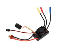 Aramox RC Auto Brushless ESC 60A ABS Impermeabile Antipolvere Regolatore di Velocità Elettronico con Ventola di Raffreddamento 2S 3S per 1/10 Scala Camion Buggy su Strada Fuoristrada Uso