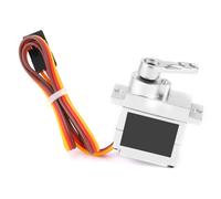 Aramox RC Car SERVO 9G SERVO Motore per WPL B1 B14 B16 B24 C14 C24 B36 1:16 Truck RC con Alta Precisione e Suono Ultra Silenzioso (Silver)