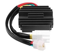 Aramox Regolatore di Tensione, CBR 600 RR 2003-2006 Regolatore di Tensione Moto per raddrizzatore Nero per raddrizzatore BL 218214 RV
