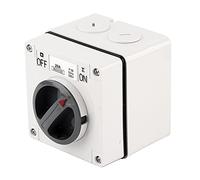 Aramox Resistente Antincendio e Retardante di, Imbarcazione di Interruttore Isolante Impermeabile IP66 con Foro di Blocco di Sicurezza per Uso Esterno, Resistenza all'impatto Durata più Lunga,