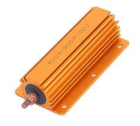 Aramox Resistore in Alluminio 200 W 8R 8 Ohm, Resistori a Guscio in Alluminio Ad Alta Potenza, 100 X 52 X 29 Mm con Fori per Viti, Forniture Elettriche Industriali, Facile Installare, Ampiamente